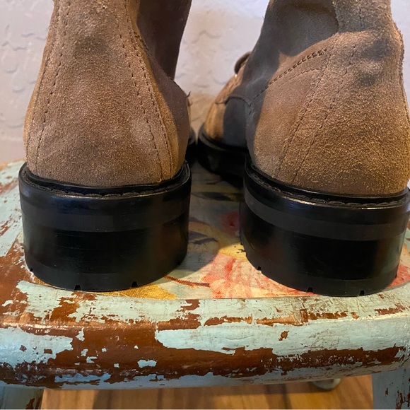 AllSaints Ariel Top Zip Suede Boot in size 36 - Picture 14 of 15